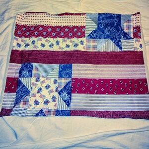 Set of Periodic Patchwork-Looking Pillowcases.